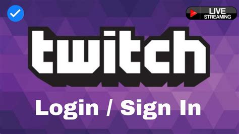 twitch login account create account