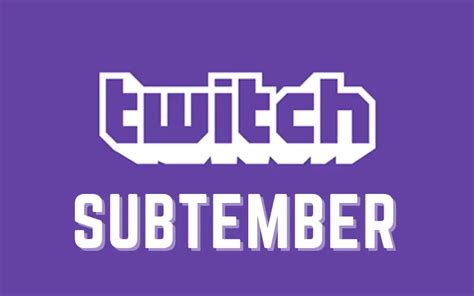 twitch subtember 2023