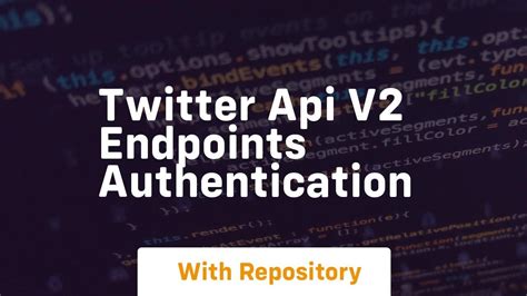 twitter api v2 authentication example
