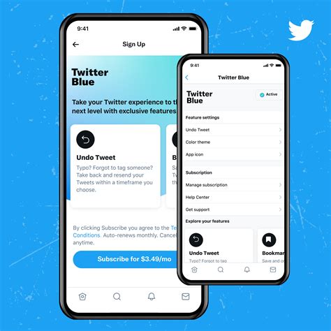 twitter blue subscription