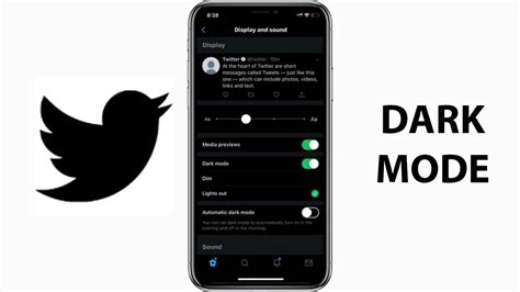 Twitter Dark Mode Phone