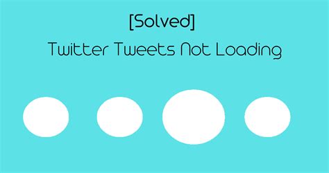twitter is not loading
