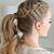 two braids into ponytail