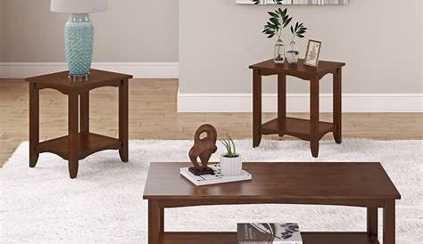 Two End Tables As Coffee Table