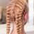 two french braids with design
