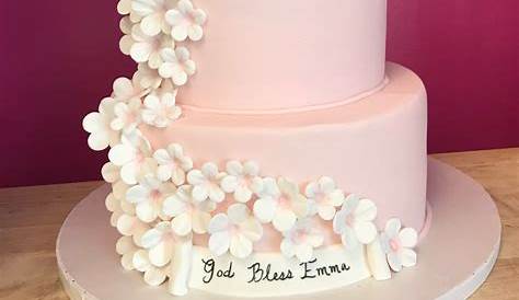 Two Tier Birthday Cake Designs 2 Rose Gold With Mini Bottles Of