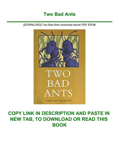 Topics Two Bad Ants Pdf Ideas
