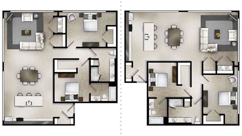Luxury 2 Bedroom with Loft House Plans New Home Plans Design