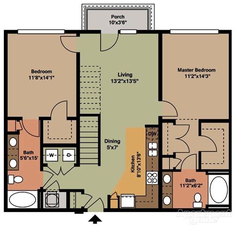 The 14 Best 2 Bedroom 2 Bath Floor Plans Home Plans & Blueprints