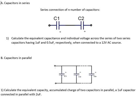 Two Capacitors C1 And C2 Are Connected In Series And Then In Parallel