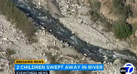two children swept away in california creek