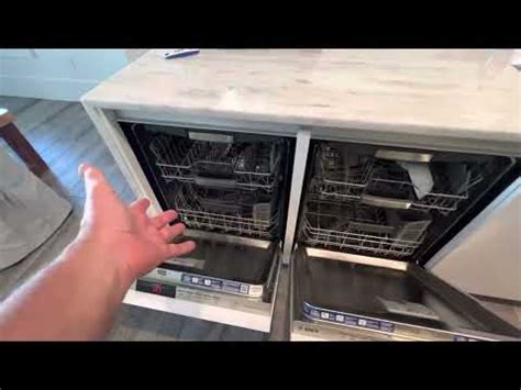 two dishwashers side by side