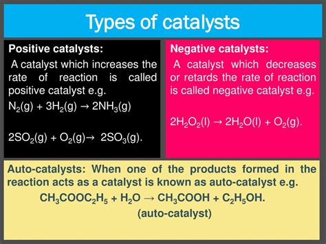 Two Examples Of Catalyst