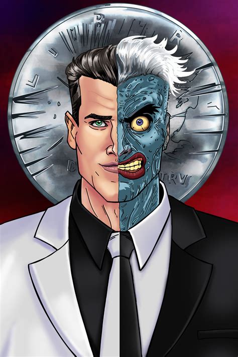 Two Face Batman Wall Decor