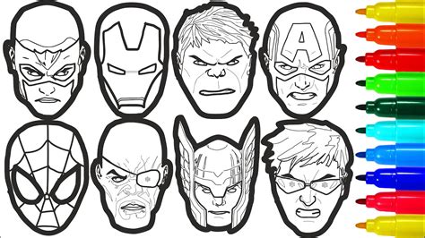 Two Faces Marvel Coloring Pages