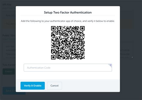 two factor authentication code generator