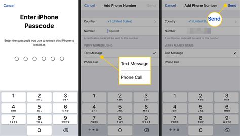 two factor authentication iphone change phone number