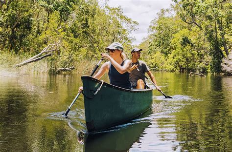 paddling How would one person control two canoes? The Great