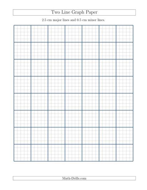 Two Line Graph Paper