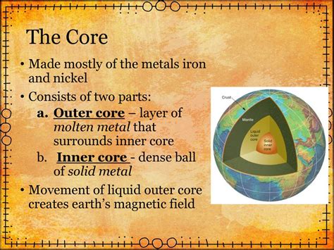 two metals found in the outer core