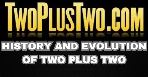 two plus two forums