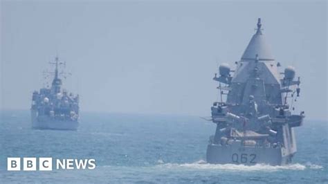 two royal navy warships collide
