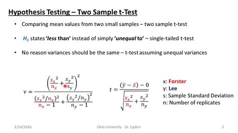 two sample hypothesis test example