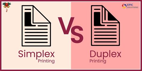 Two Sided Printing Vs Duplex Printing