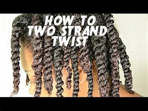 two strand twist tutorial
