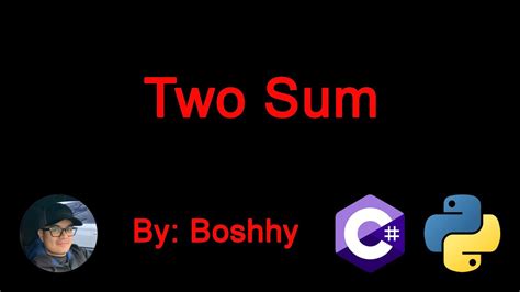 two sum leetcode explanation