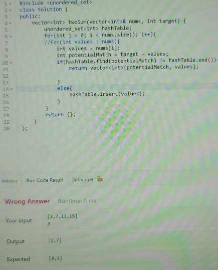 two sum problem leetcode solution in c
