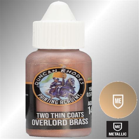 two thin coats overlord brass