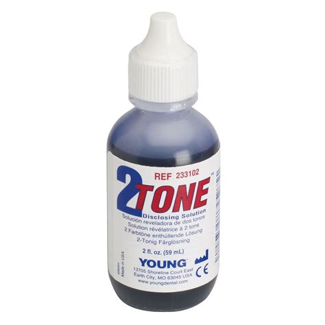 two tone disclosing solution composition