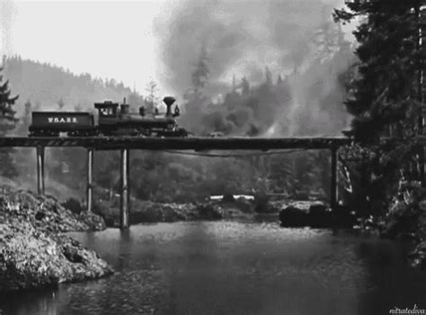 two trains colliding gif