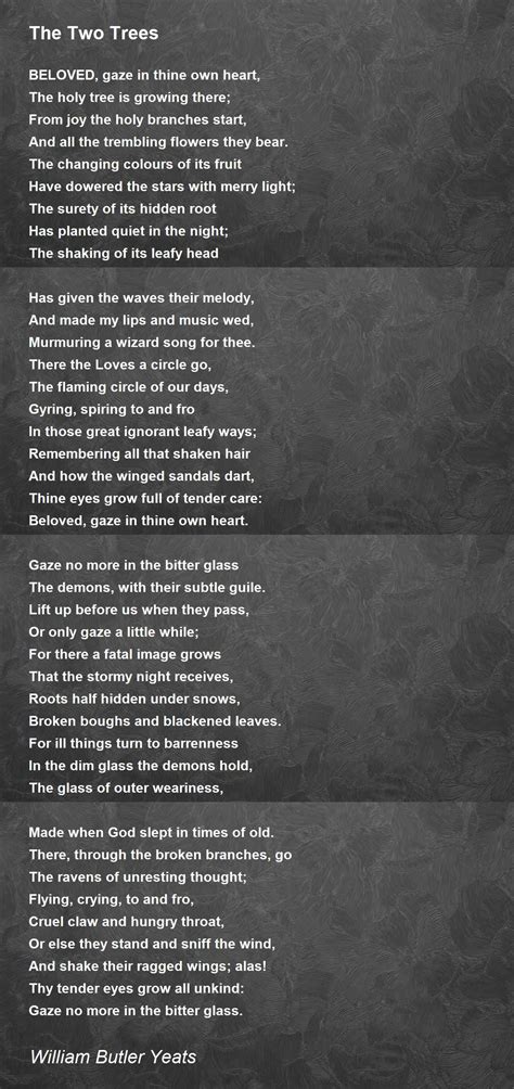 Two Trees Growing Together Poem