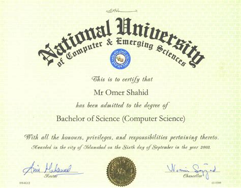 two year degree in computer science