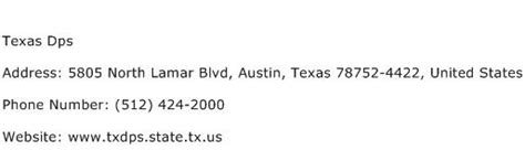 tx dps phone number