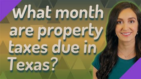 tx property tax due date
