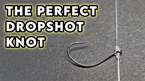 tying drop shot fishing knot