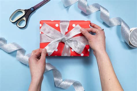 Tying Presents With Ribbon
