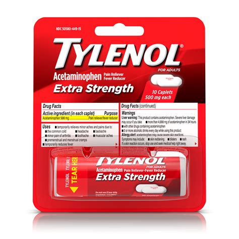 Tylenol Extended Release For Fever