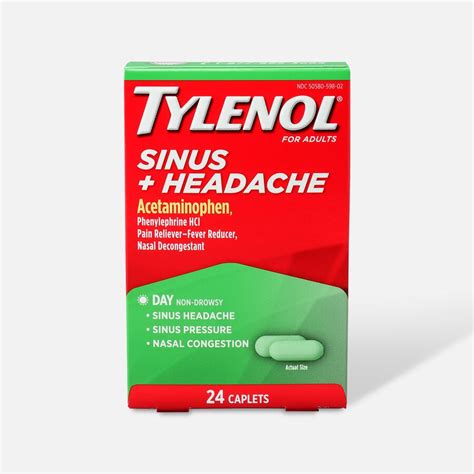 tylenol sinus and headache