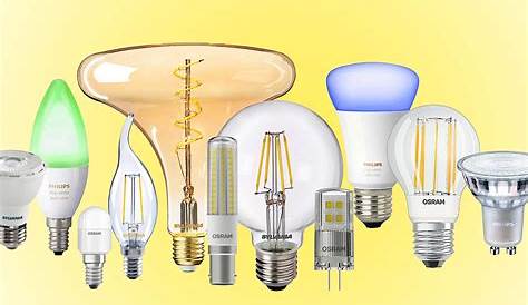 Les différents types d'ampoules LED Eclairage intérieur