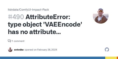 type object 'vaeencode' has no attribute 'vae_encode_crop_pixels'