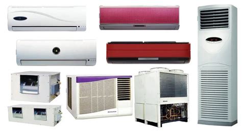 type of air conditioning units