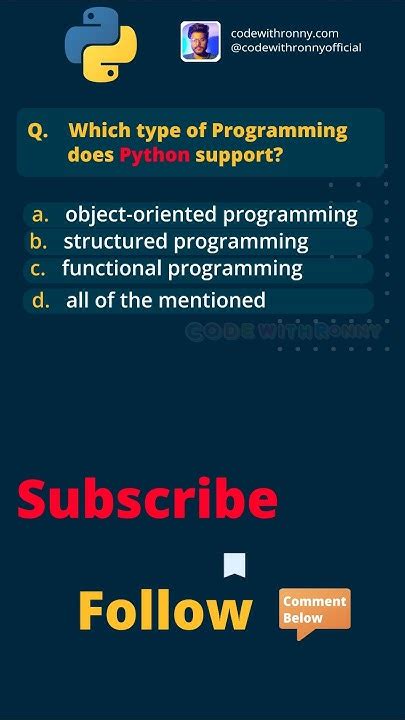 type of programming does python support