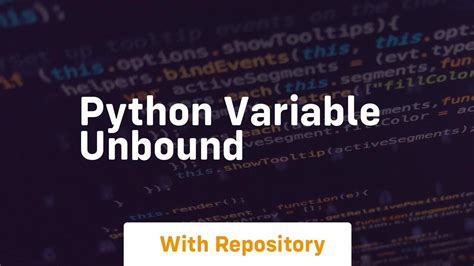 type variable is unbound python