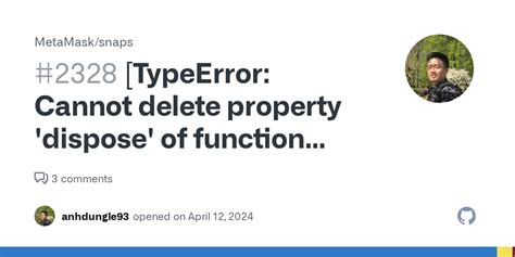 Typeerror Cannot Delete Property