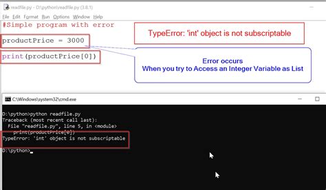 typeerror int object is not subscriptable python dictionary