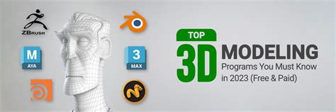 types of 3d modeling software